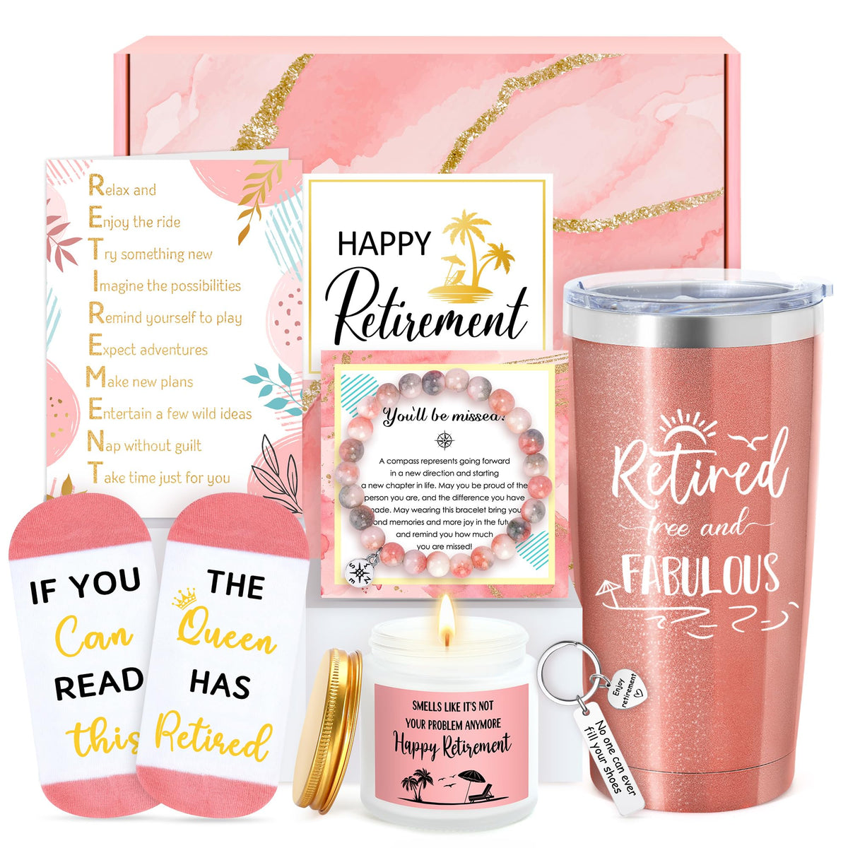 Launrada retirement tumbler 20oz for daily use and celebration