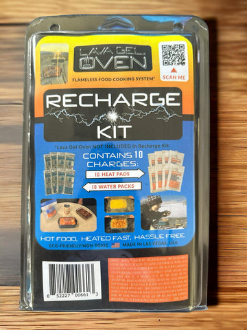 Lava Gel Oven Recharge Kit compact packaging for easy storage