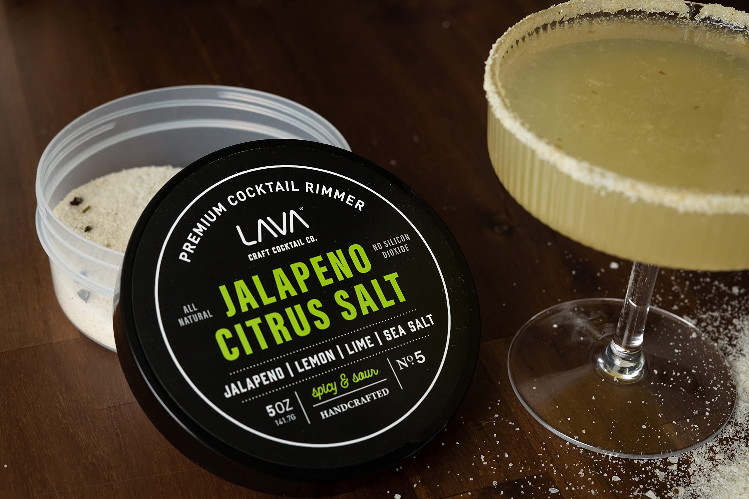LAVA real lime crystals boost margaritas with tangy brightness.