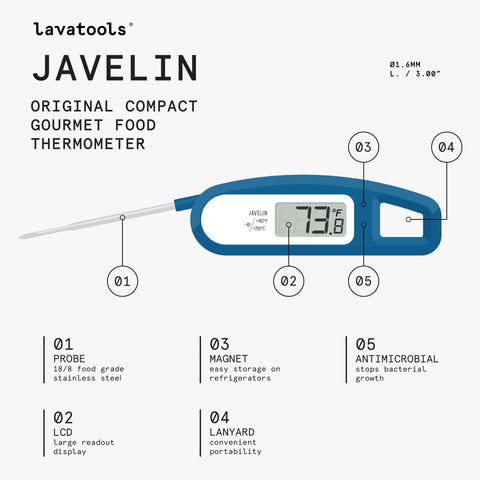 Lavatools Javelin large display for easy reading from a distance.