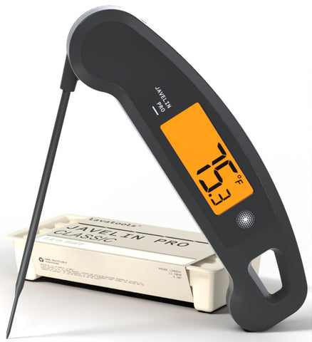 Lavatools Javelin PRO Classic showing ultra-fast readout for precise cooking.