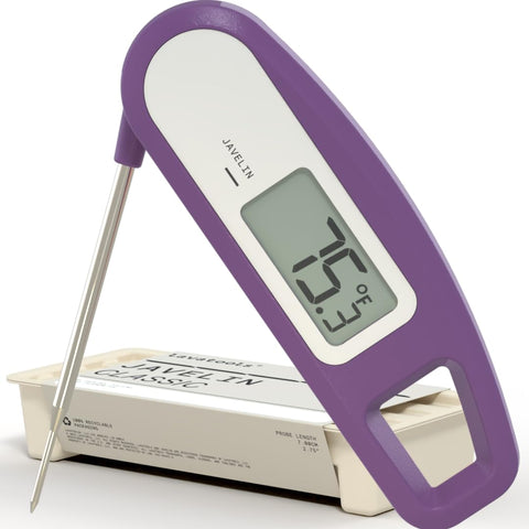 Lavatools Javelin ultra-fast 3-second readout display for quick temps.