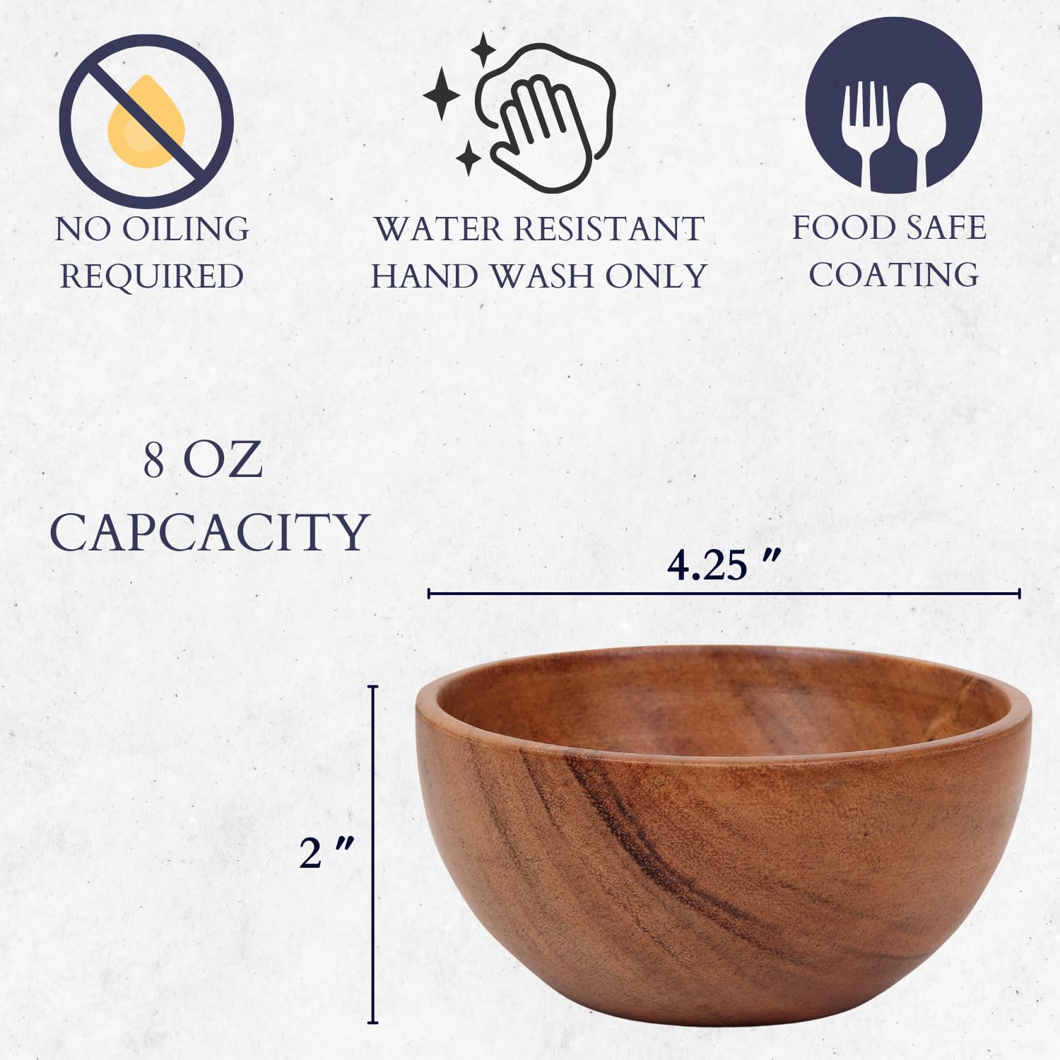 LAVAUX DESIGNS acacia charcuterie bowls with natural grain for stylish platters