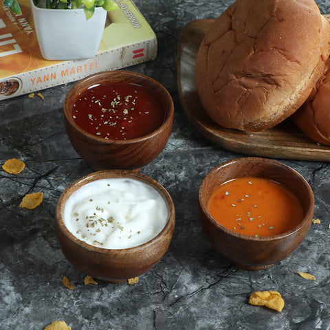 Lavaux Designs acacia small bowls gift pack ideal for housewarmings and parties