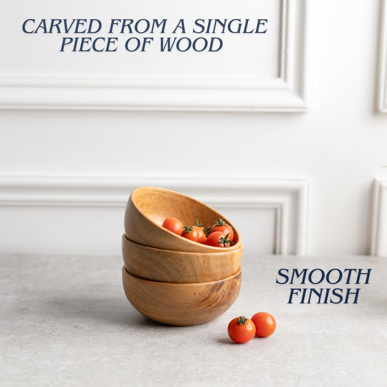 LAVAUX DESIGNS food-safe coated bowls resist heat transfer for hot and cold dishes