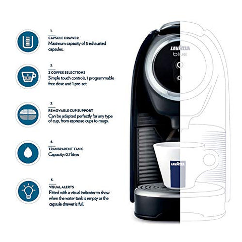 Lavazza Blue Classy Mini ideal for hotel rooms and small offices.