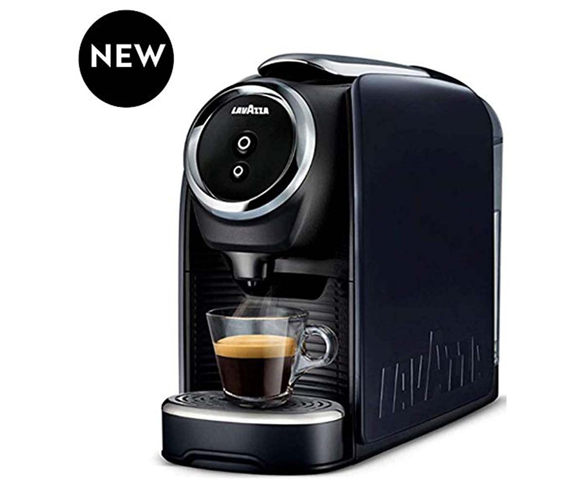 Lavazza Blue Classy Mini top view highlighting two-button controls for quick drinks.