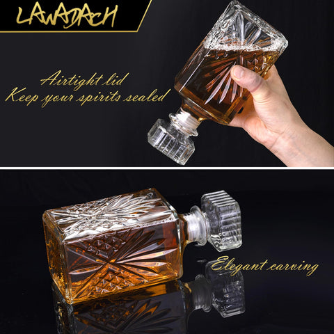 LAWADACH hands pouring decanter during a casual night