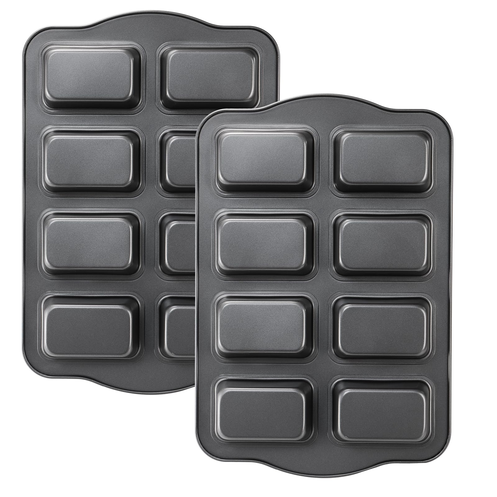 Lawei 8-cavity loaf pan cavity detail demonstrates even heating
