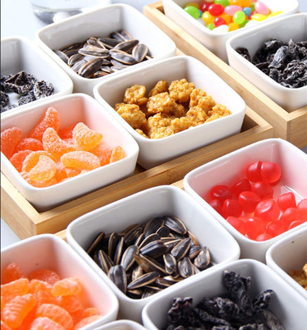 Lawei ceramic condiment dishes suitable for olives, dressings, or desserts