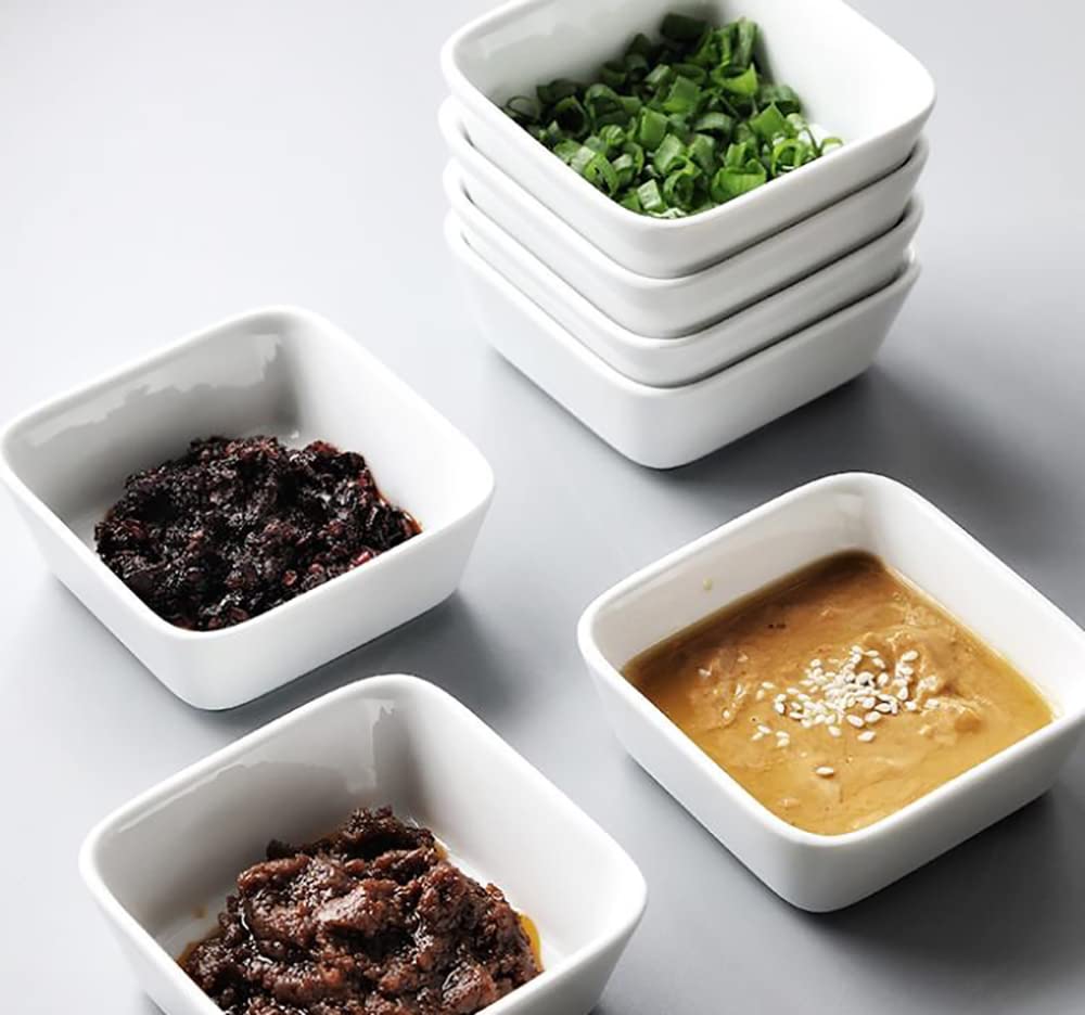 Lawei dip bowls are dishwasher and microwave safe for quick cleanup