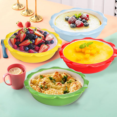 Lawei dishwasher-safe pie plate for easy cleanup