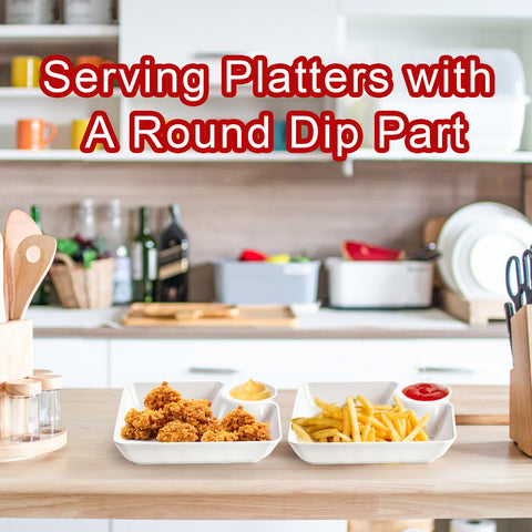 Lawei multipurpose serving trays perfect for appetizers and desserts.