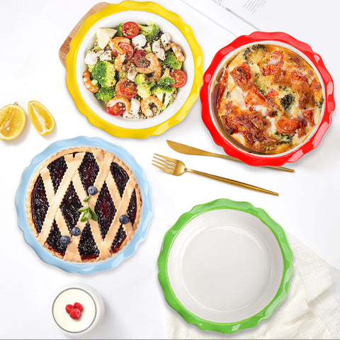 Lawei stackable mini pie pan set saves kitchen space