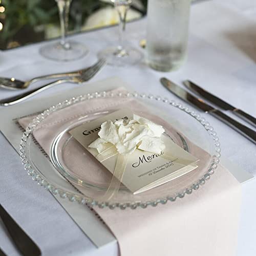 Lawei transparent charger plates frame bowls with elegance for upscale dining decor