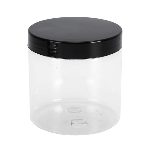 Wide-mouth Lawei jar shows easy opening for scooping and measuring.