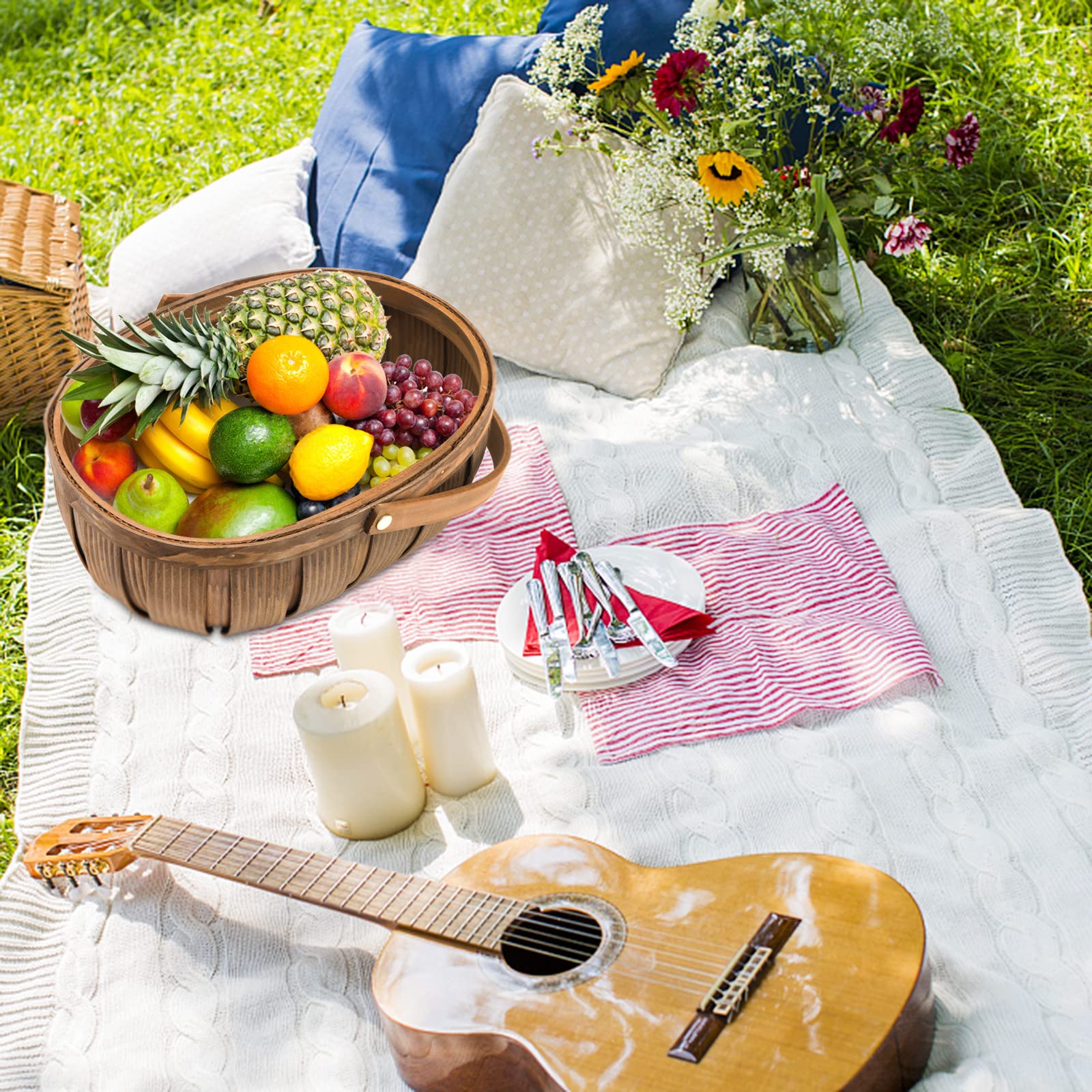Lawei woven basket suitable for gift packaging and wedding décor
