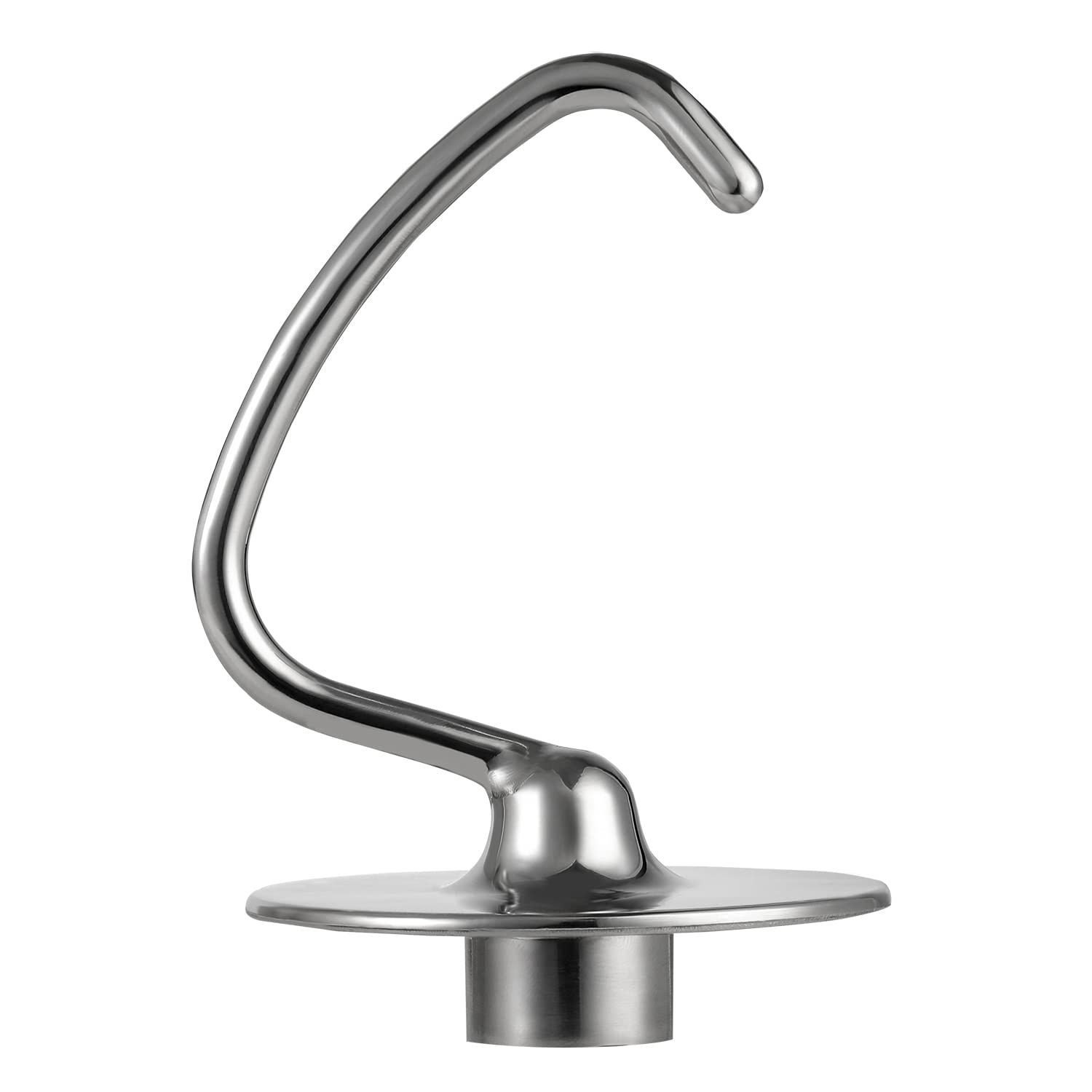 Lawenme KitchenAid tilt-head dough hook attachment ready for mixing