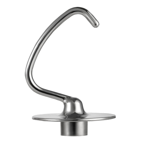 Lawenme KitchenAid tilt-head dough hook attachment ready for mixing