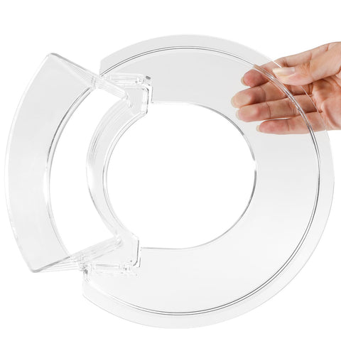 Lawenme pouring shield for KitchenAid prevents splashes during mixing.
