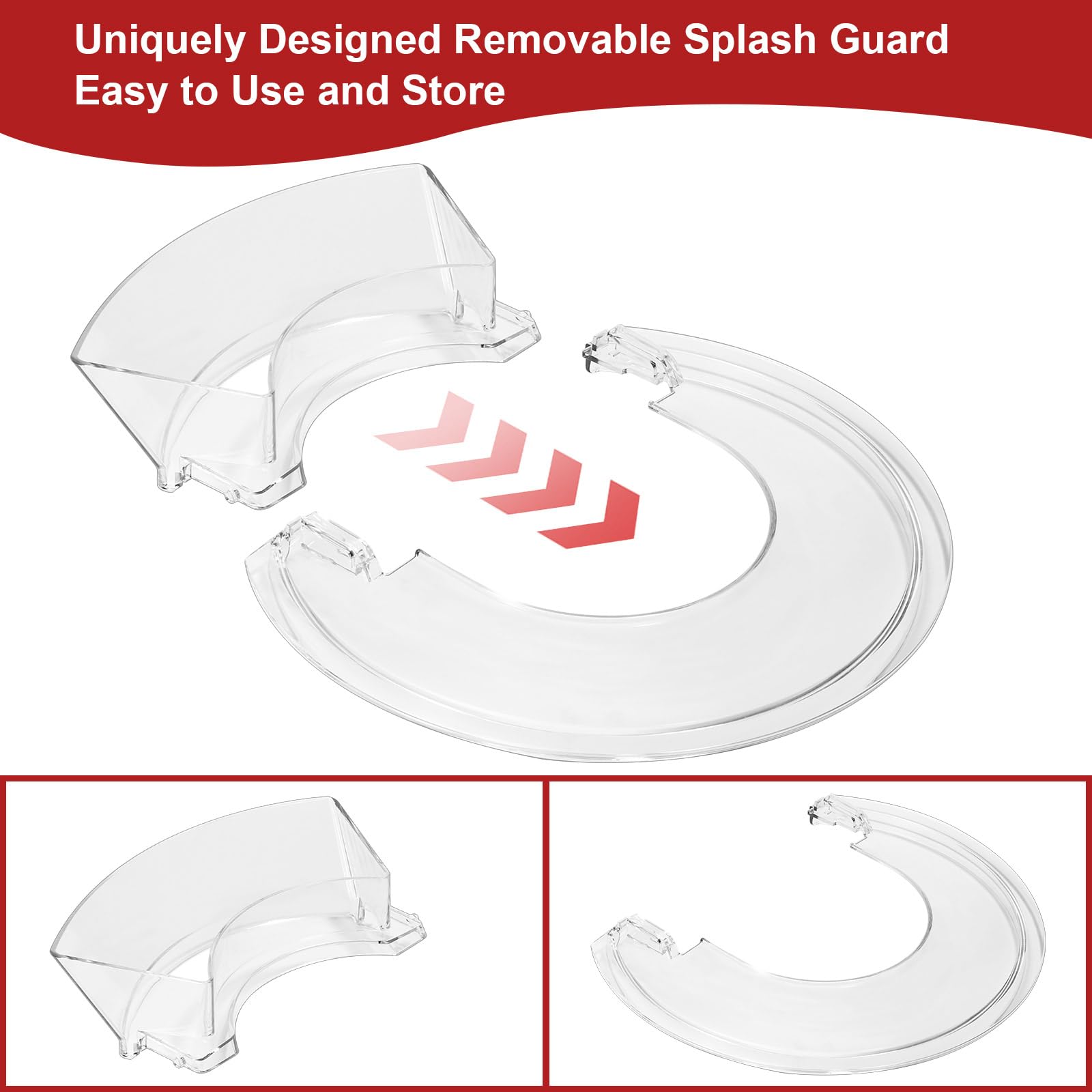 Lawenme removable pouring chute eases ingredient additions.