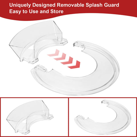 Lawenme removable pouring chute eases ingredient additions.