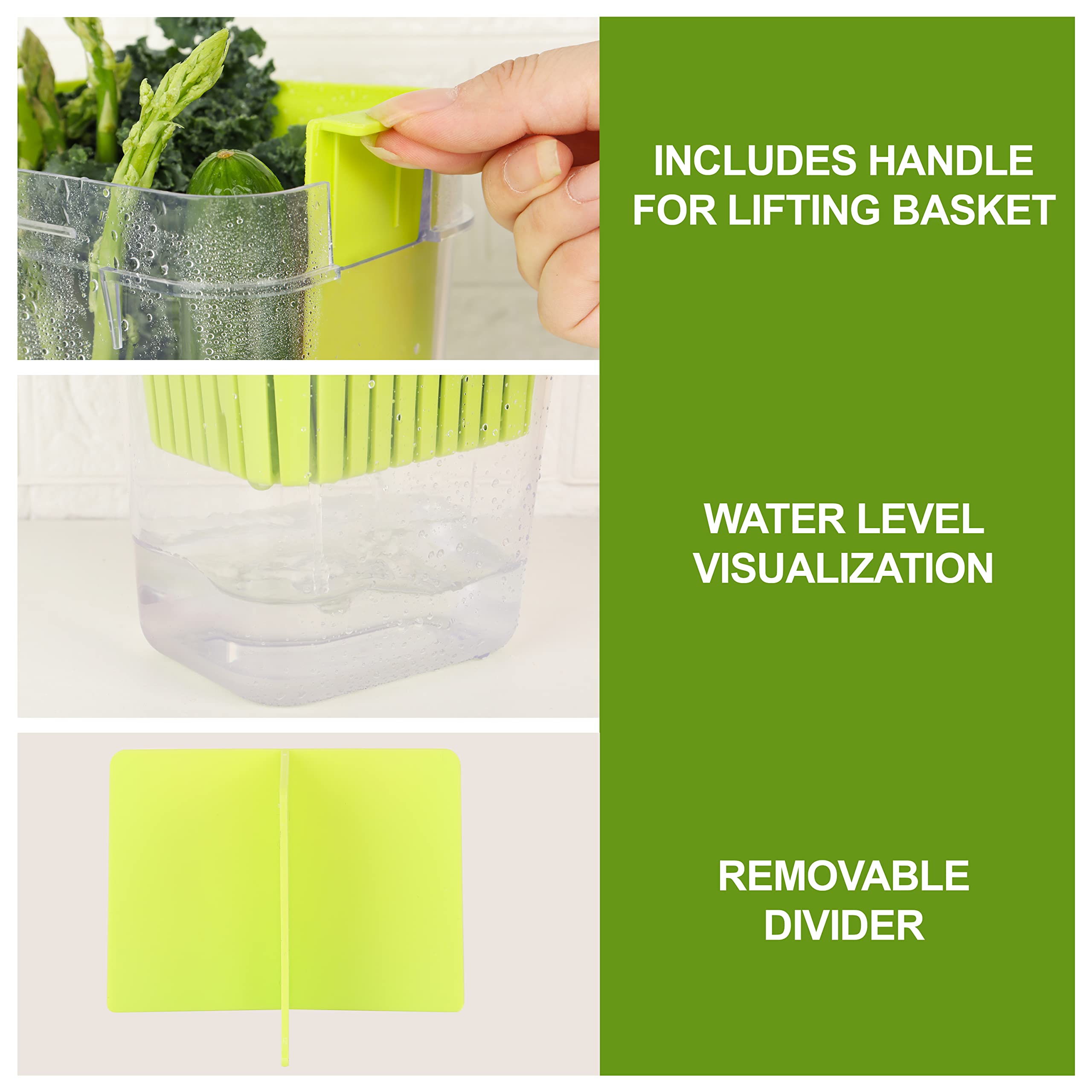 LAWNFUL compact design fits fridge doors and saves space.