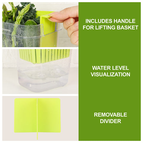 LAWNFUL compact design fits fridge doors and saves space.
