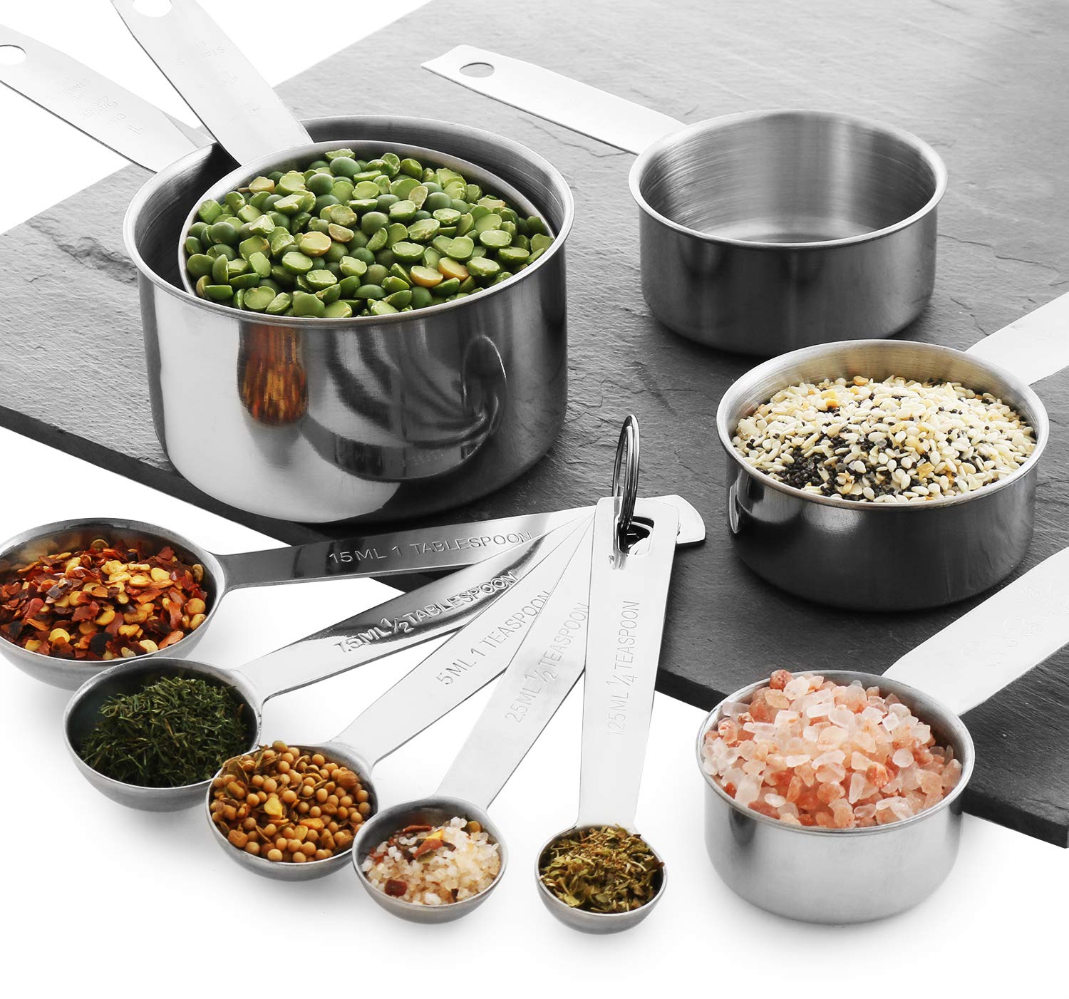Laxinis World deep elongated handles facilitate easy scooping.
