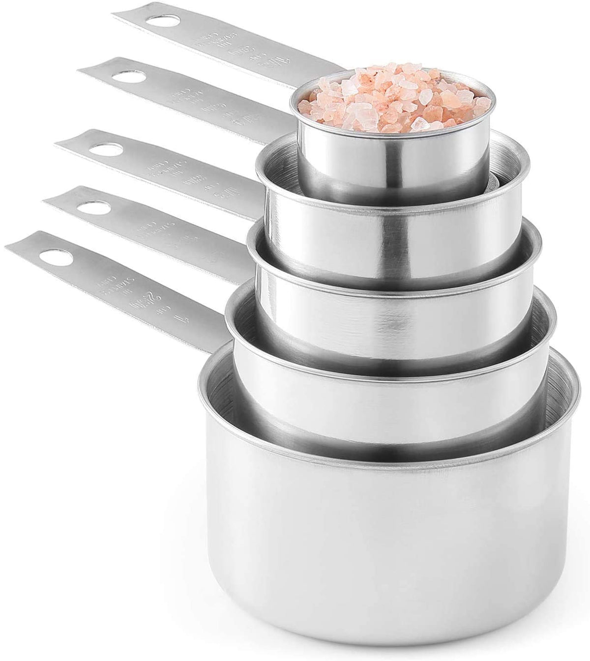 Laxinis World stainless steel measuring cup 1 cup for precise ingredient portioning.