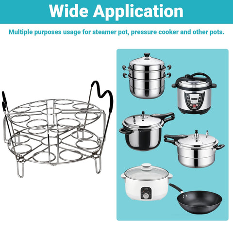 LayaVilla egg rack in use above broth or vegetables