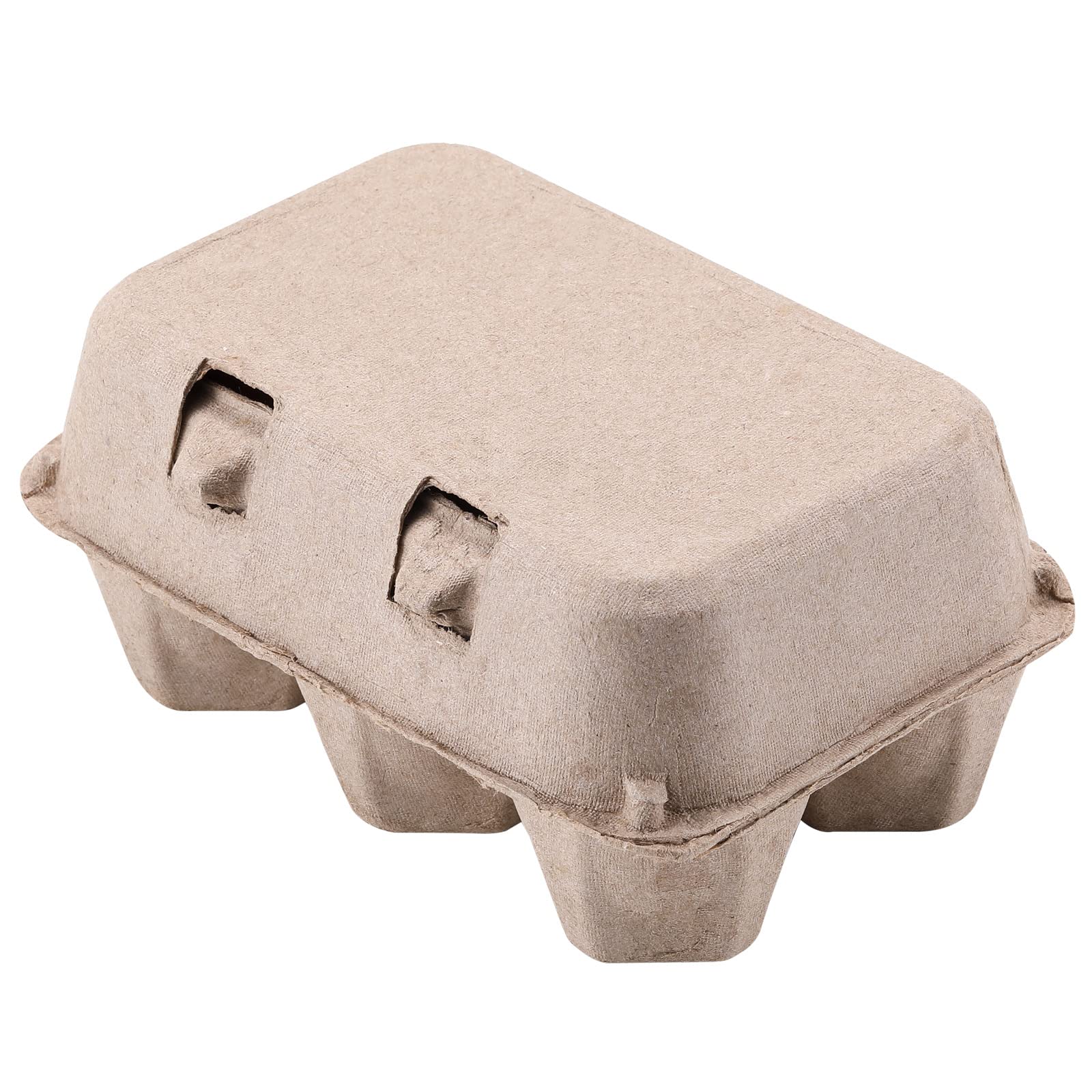 LayHyand recycled pulp egg carton side view emphasizes sustainable material