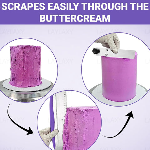 Laylaxy dishwasher-safe decorating tool for quick cleanup after use