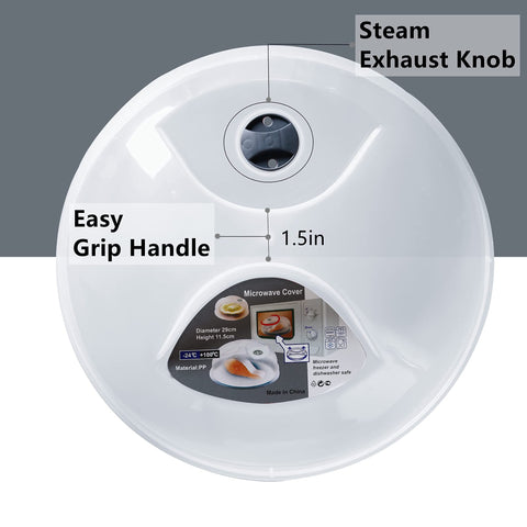 Layron dishwasher-safe microwave cover for easy cleaning