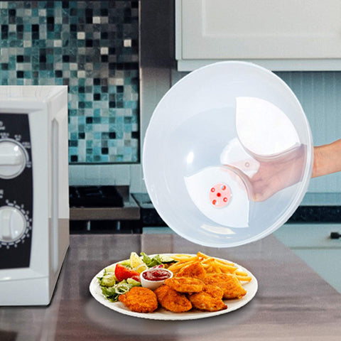 Layron measures 11.5 by 11.5 by 4.5 inches for large dishes.