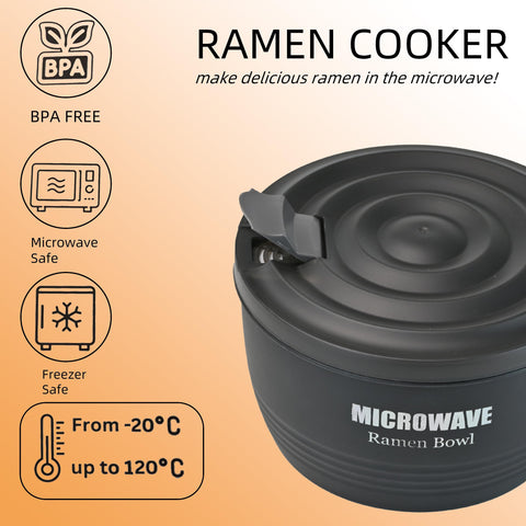 Layron ramen bowl dishwasher-safe and BPA-free for easy cleaning.