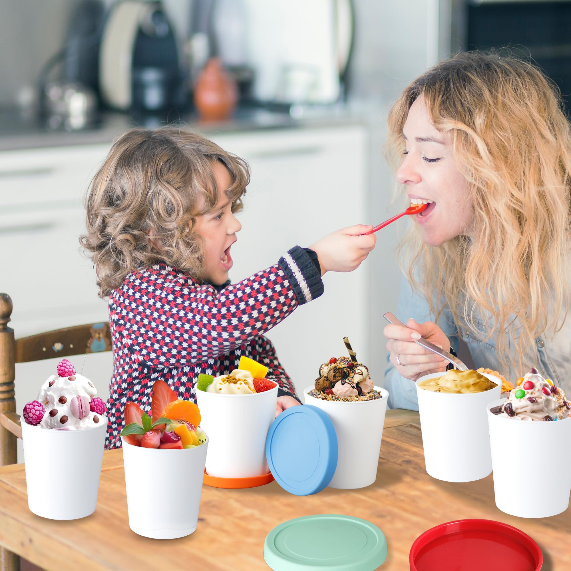 LayYun removable labels help track flavors and serving sizes.