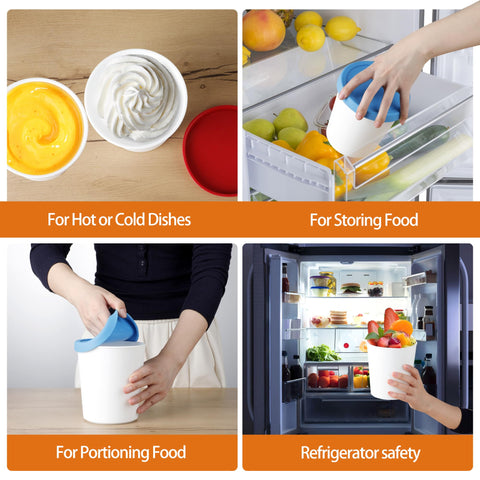 LayYun stackable airtight containers maximize freezer storage.