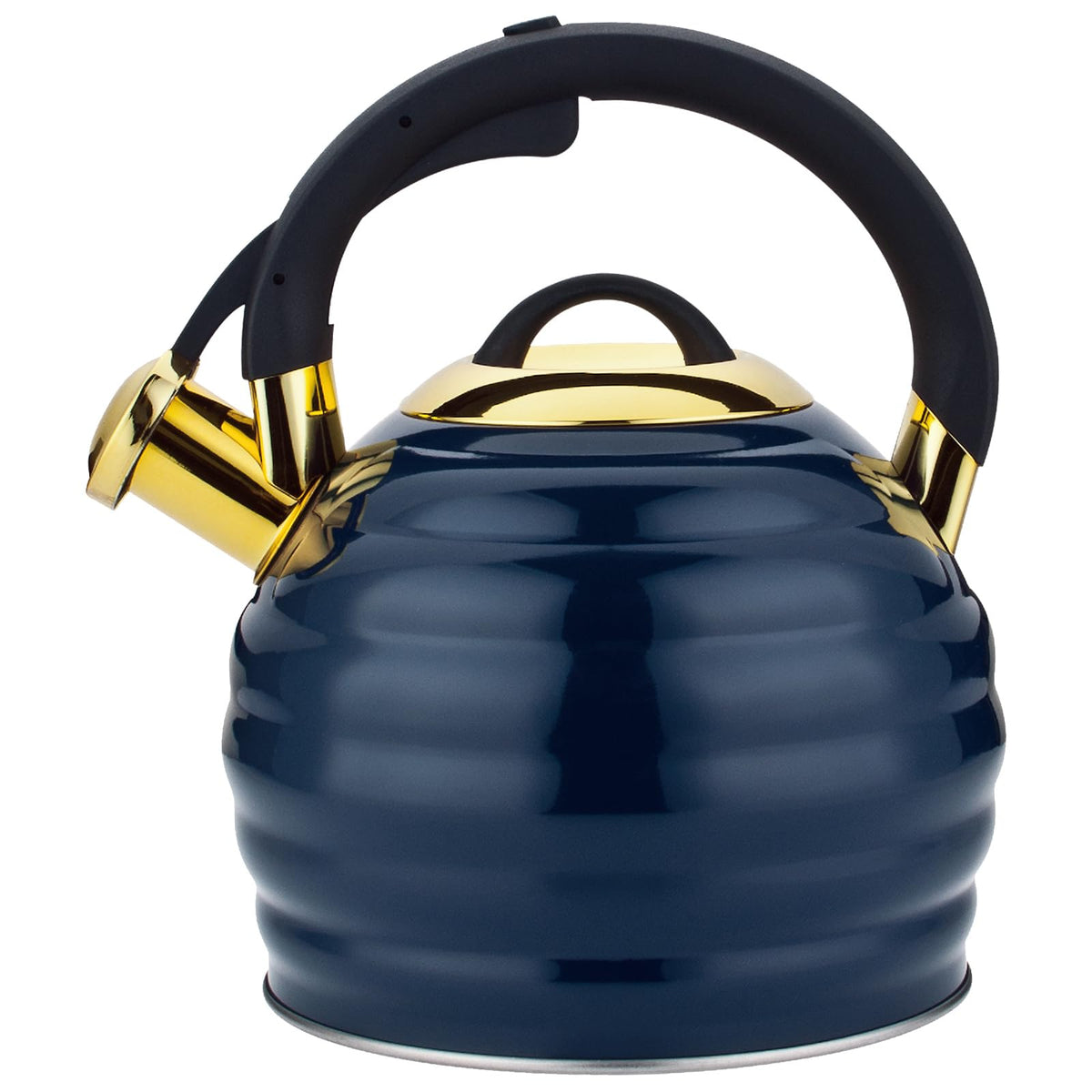 Lazneyru tea kettle on stove with whistle for quick boiling