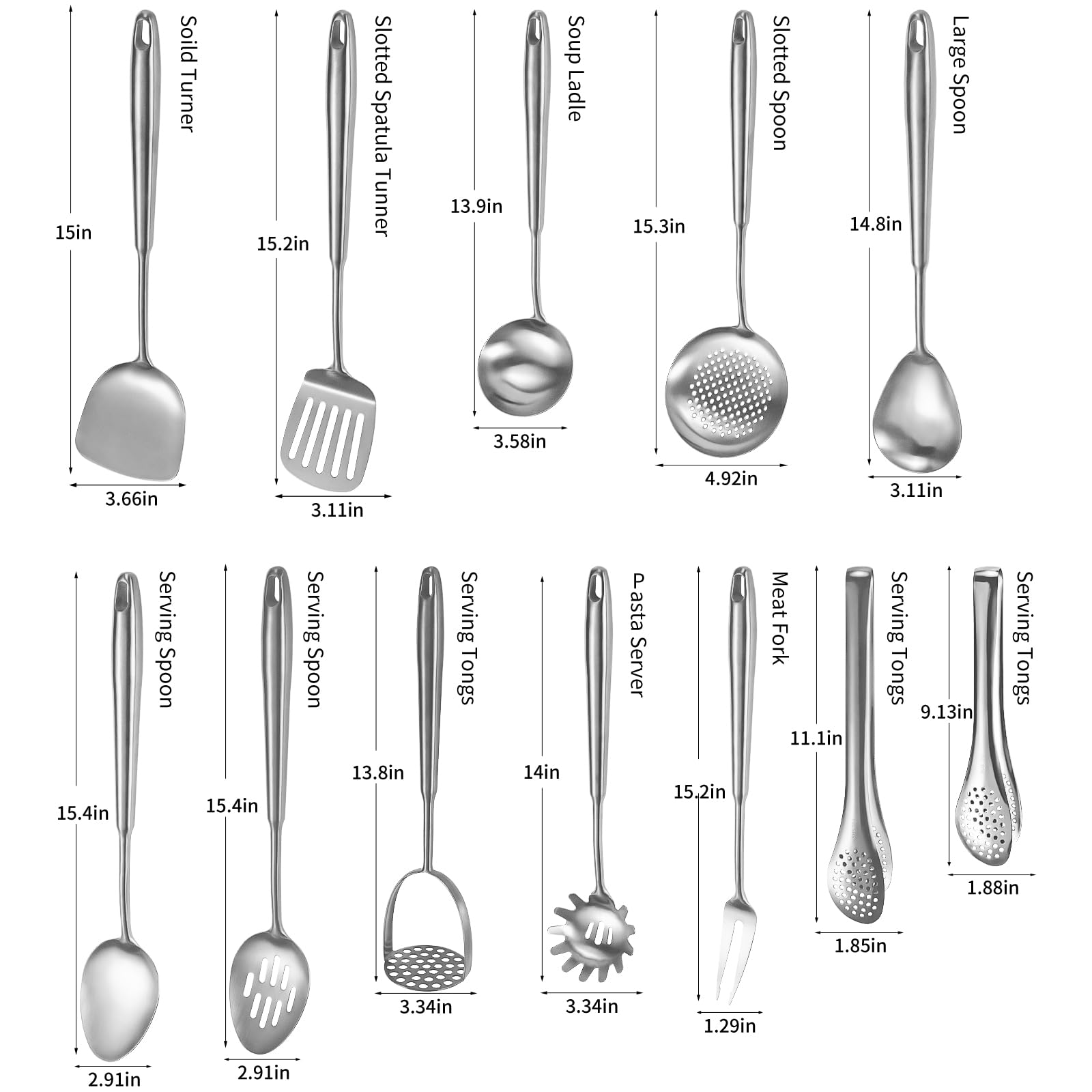 Small holes on handles enable hanging storage and space saving
