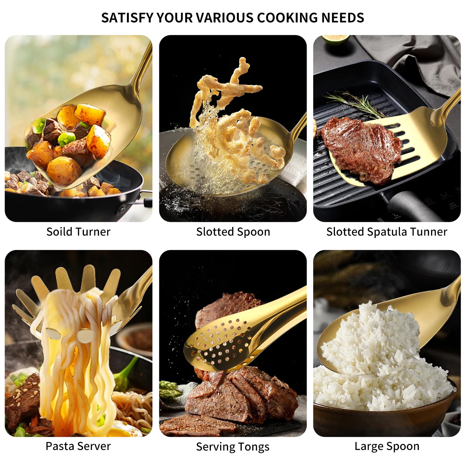 Lazycorner pasta server and spaghetti spoon for easy pasta serving