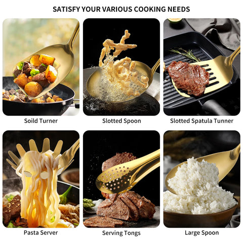 Lazycorner pasta server and spaghetti spoon for easy pasta serving