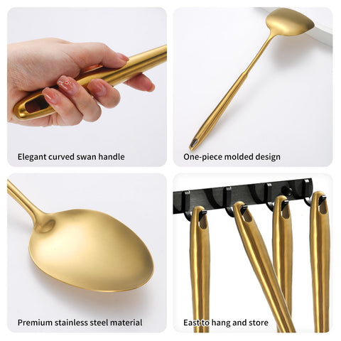 Lazycorner serving tongs enabling precise flipping and service