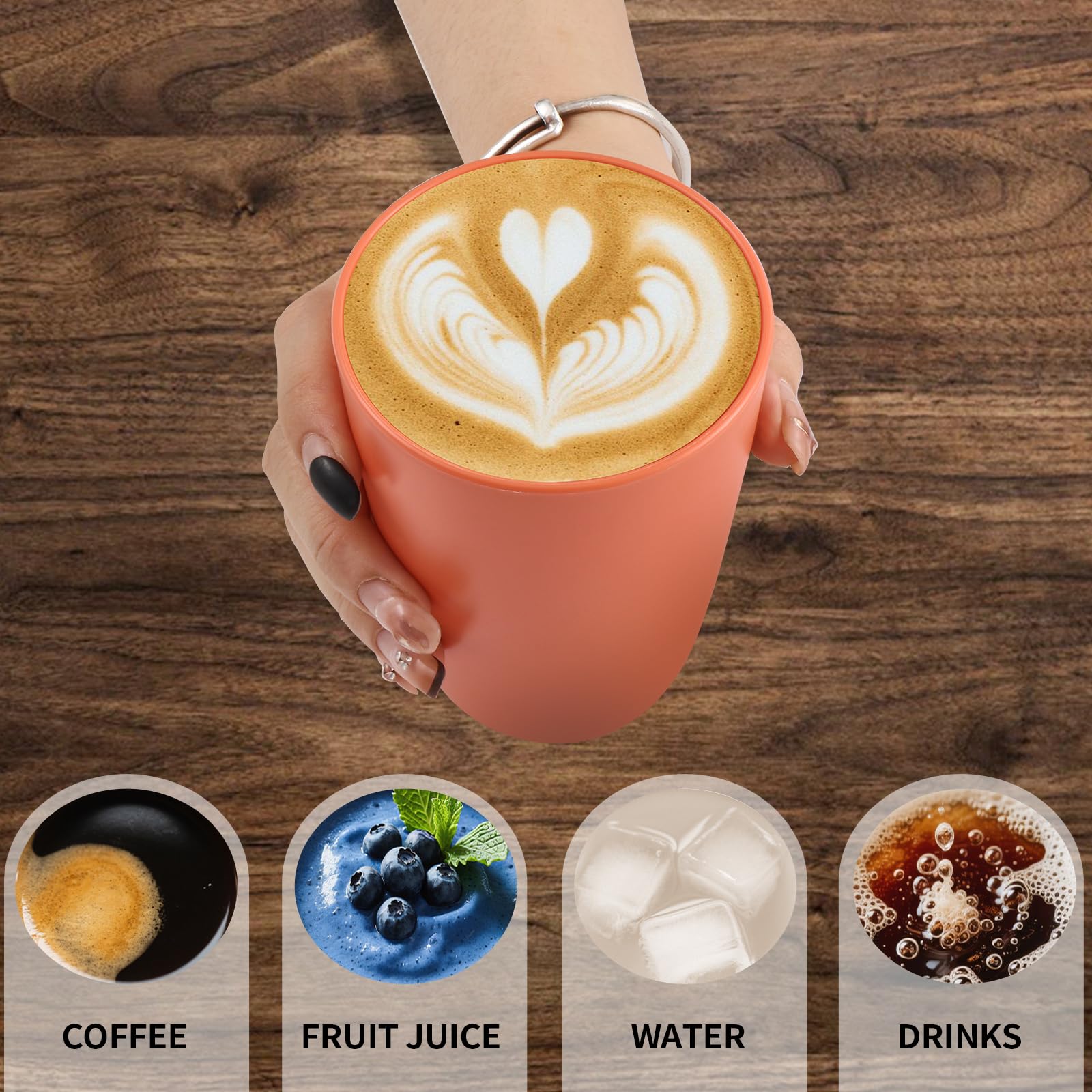 Lazycorner 12oz daily-use cup in kitchen setup, perfect for water, juice, or milk.