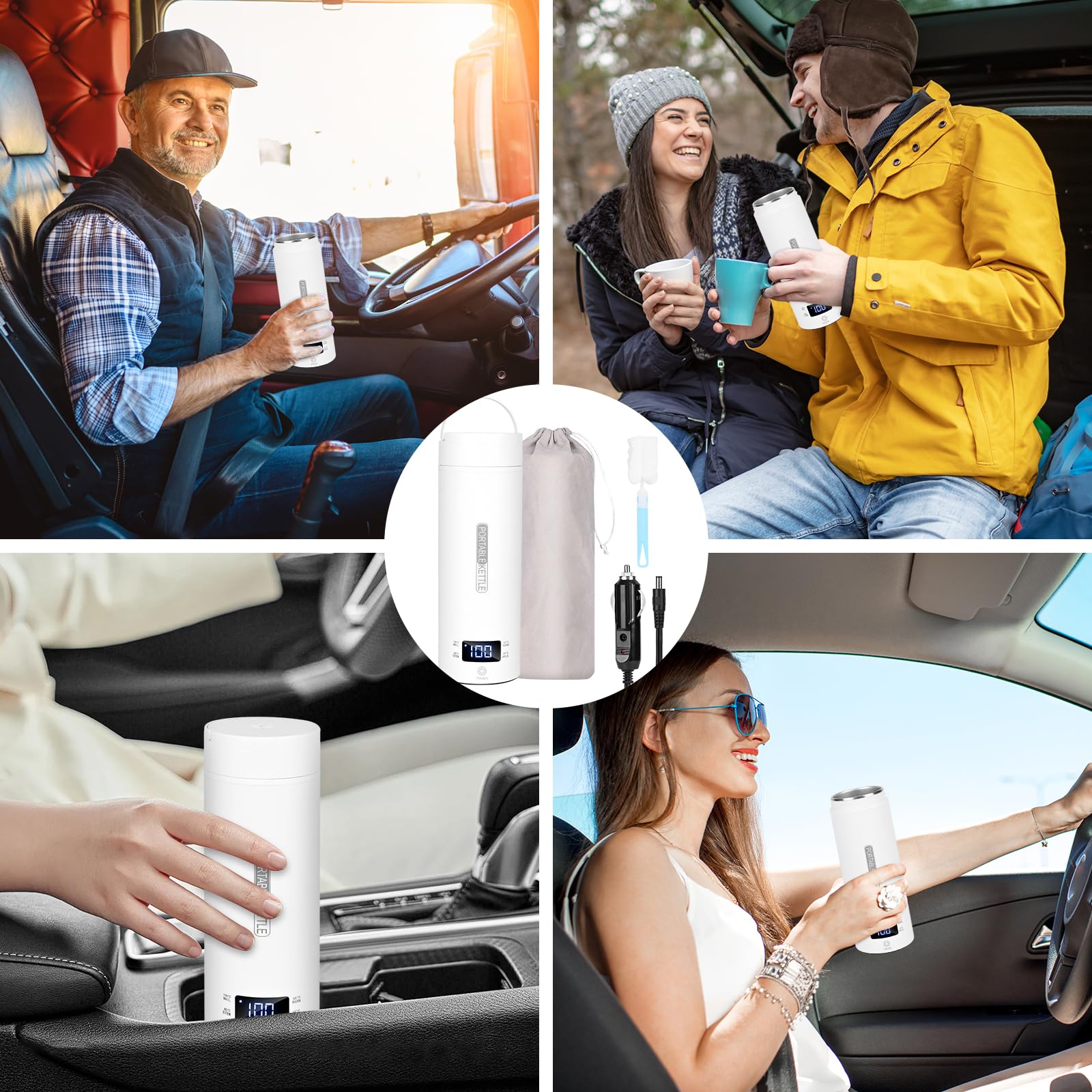 lazycozy portable kettle designed for camping and office use.