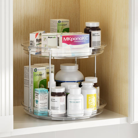 LazySpin stackable setup demonstrates flexible kitchen storage capabilities.