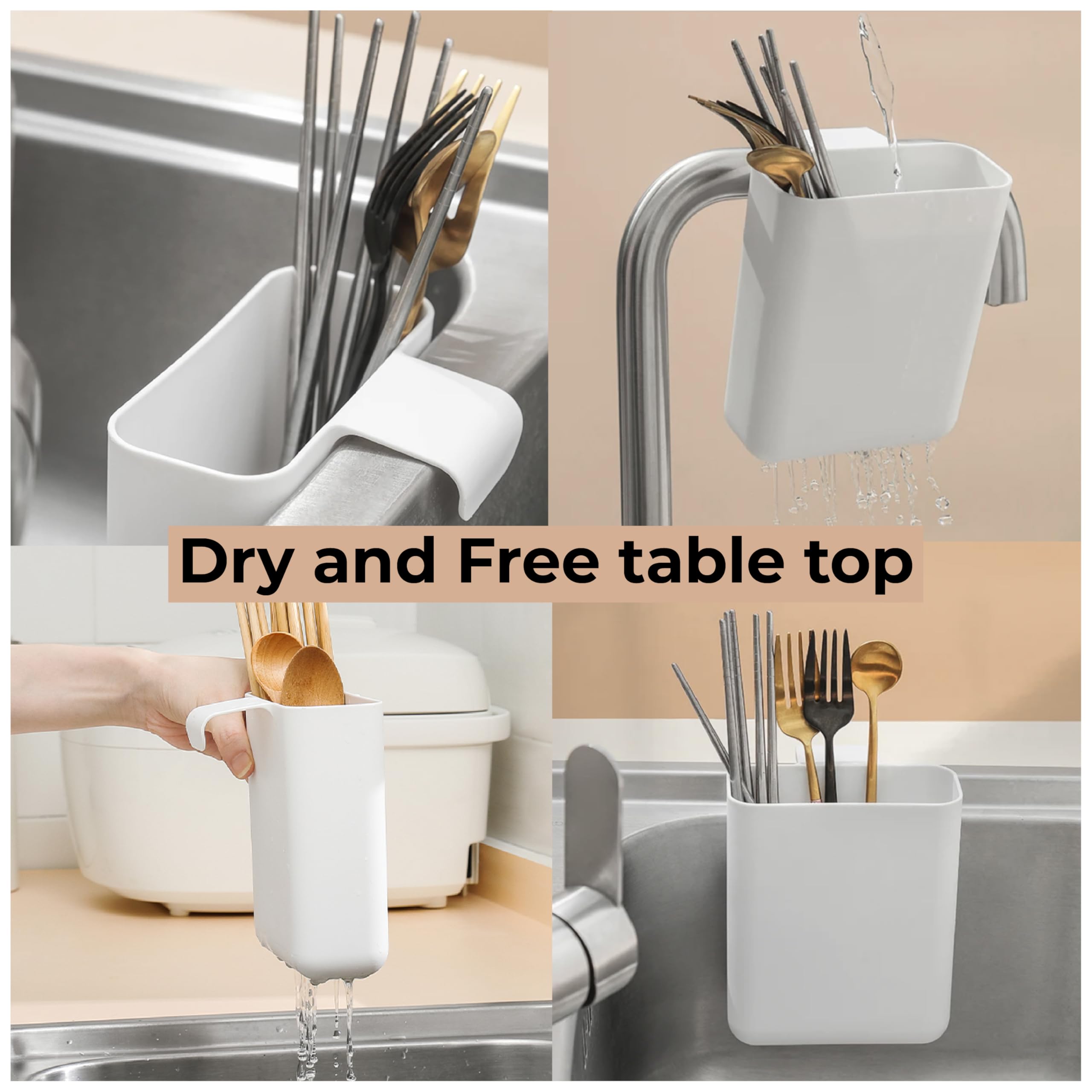 LazyzBeez drain holes design speeds drying without letting small items slip.