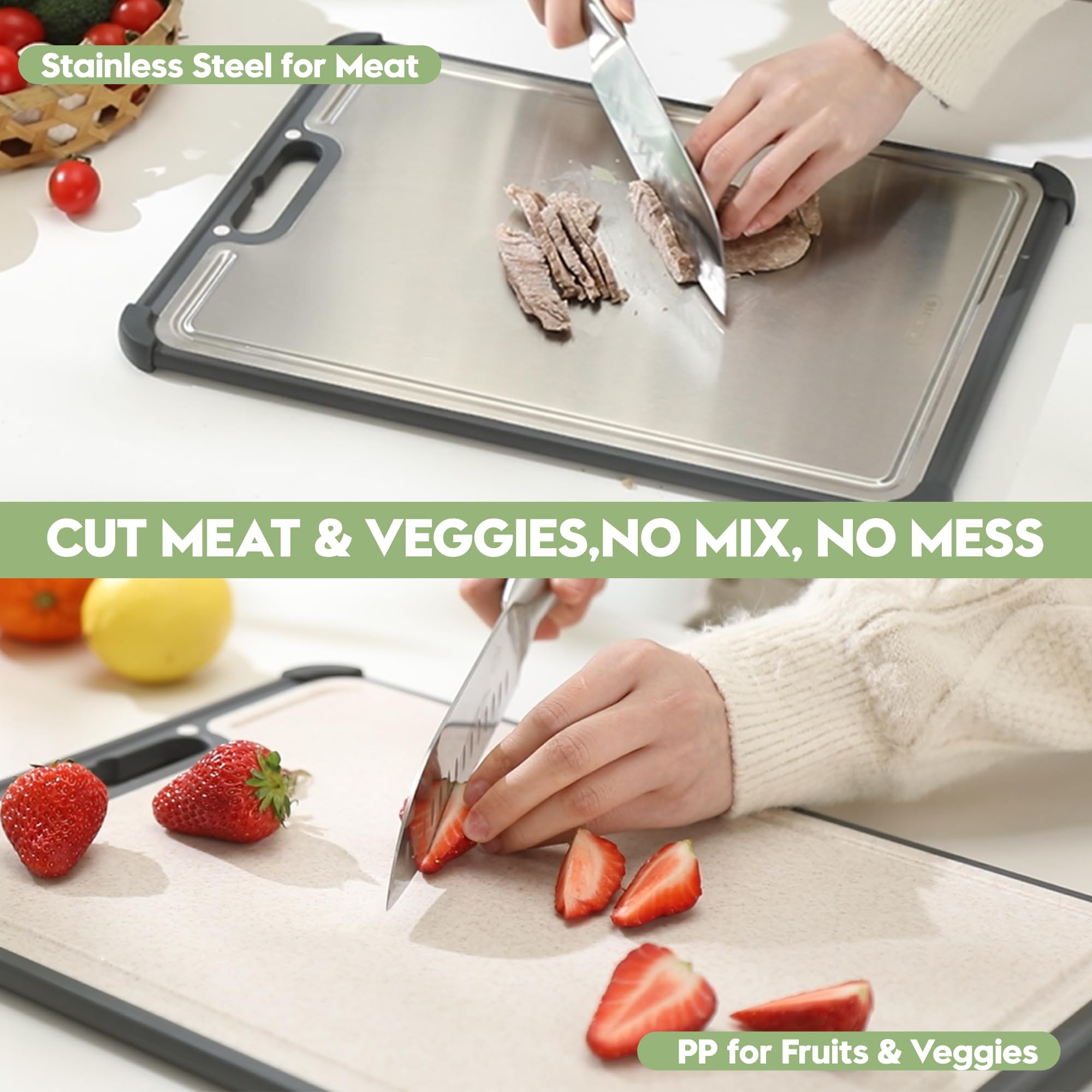 LBD premium 316 stainless steel cutting board gift ready packaging ideal for house warmings
