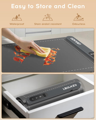 Food-grade silicone LBOLHZO warming mat is BPA-free and durable.