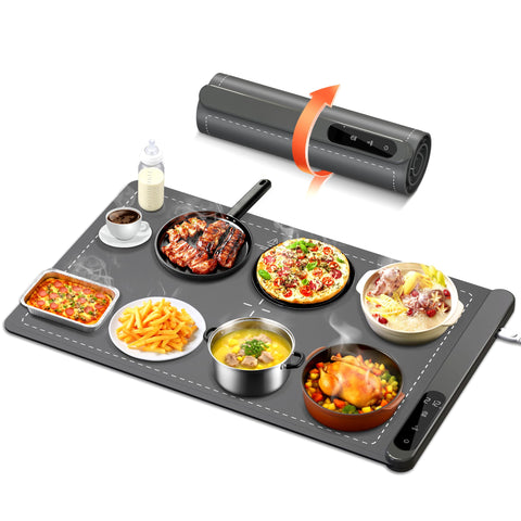 LBOLHZO warming mat graphene heat panel provides rapid buffet warming